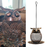 Iron Owl Bird Feeder - Pebble Frog