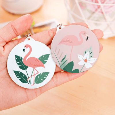 Mirror Keychains 2PCS - Pebble Frog