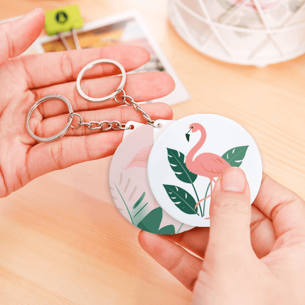Mirror Keychains 2PCS - Pebble Frog