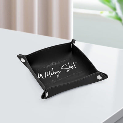 PU Leather Tray - Pebble Frog