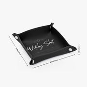 PU Leather Tray - Pebble Frog