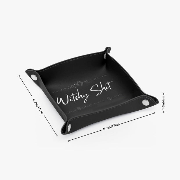 PU Leather Tray - Pebble Frog