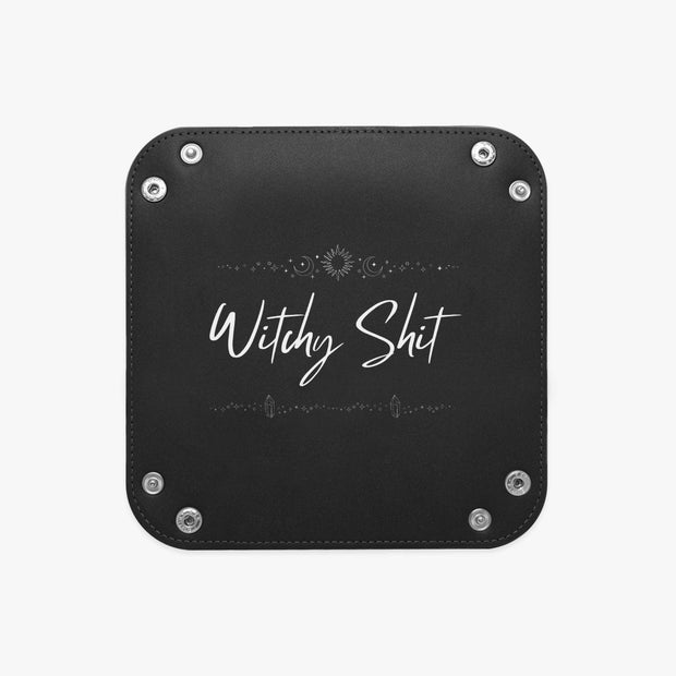 PU Leather Tray - Pebble Frog