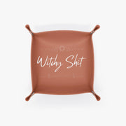 PU Leather Tray - Pebble Frog