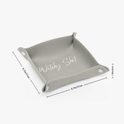 PU Leather Tray - Pebble Frog
