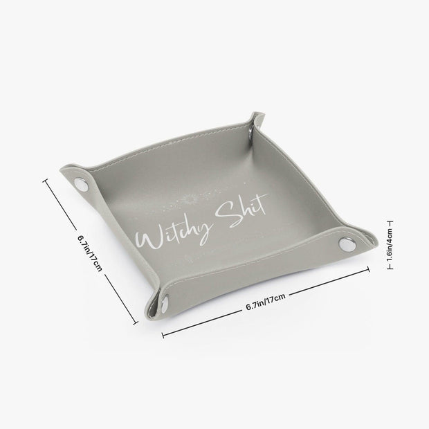 PU Leather Tray - Pebble Frog