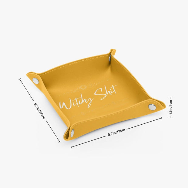 PU Leather Tray - Pebble Frog