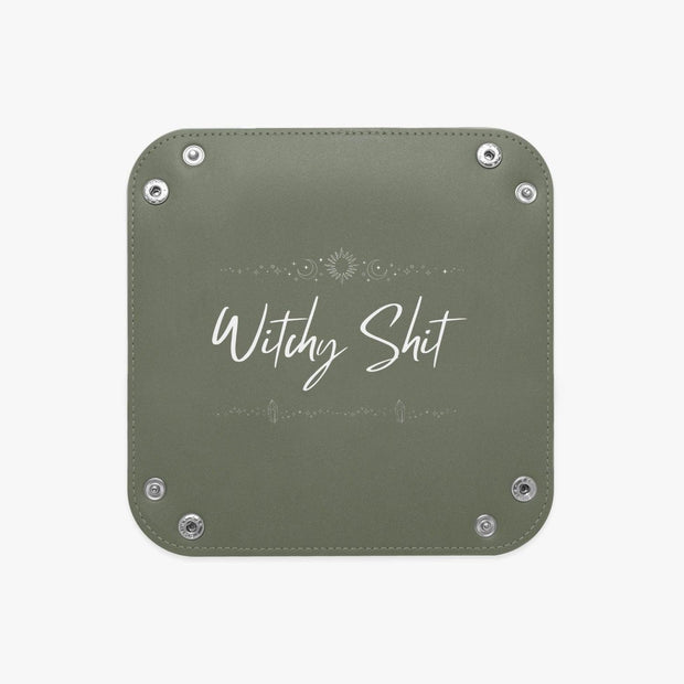 PU Leather Tray - Pebble Frog