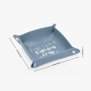 PU Leather Tray - Pebble Frog