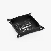 PU Leather Tray - Pebble Frog