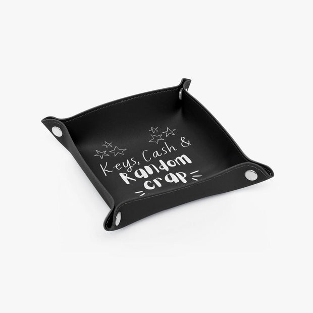 PU Leather Tray - Pebble Frog
