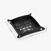 PU Leather Tray - Pebble Frog