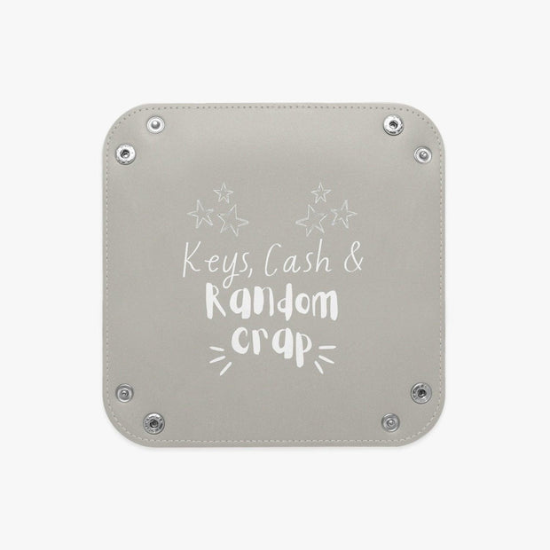 PU Leather Tray - Pebble Frog