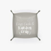 PU Leather Tray - Pebble Frog
