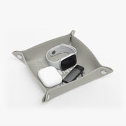 PU Leather Tray - Pebble Frog
