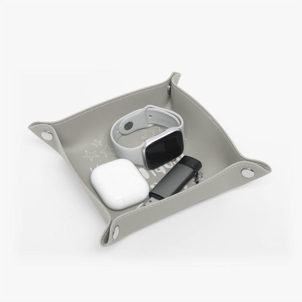 PU Leather Tray - Pebble Frog