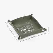 PU Leather Tray - Pebble Frog