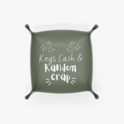 PU Leather Tray - Pebble Frog