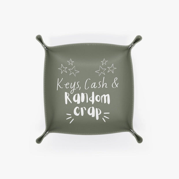 PU Leather Tray - Pebble Frog