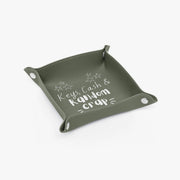 PU Leather Tray - Pebble Frog
