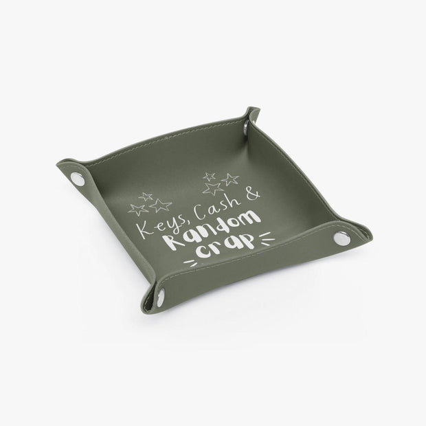 PU Leather Tray - Pebble Frog