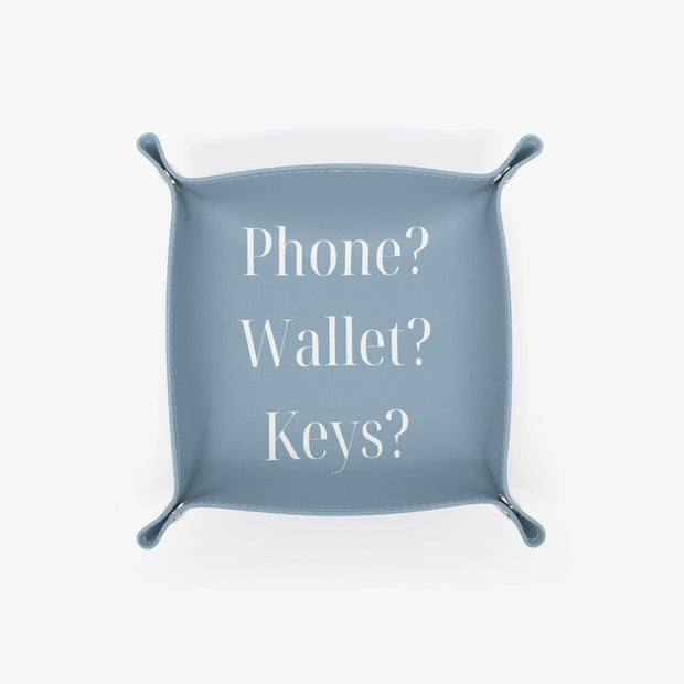 PU Leather Tray - Pebble Frog