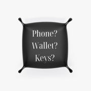 PU Leather Tray - Pebble Frog