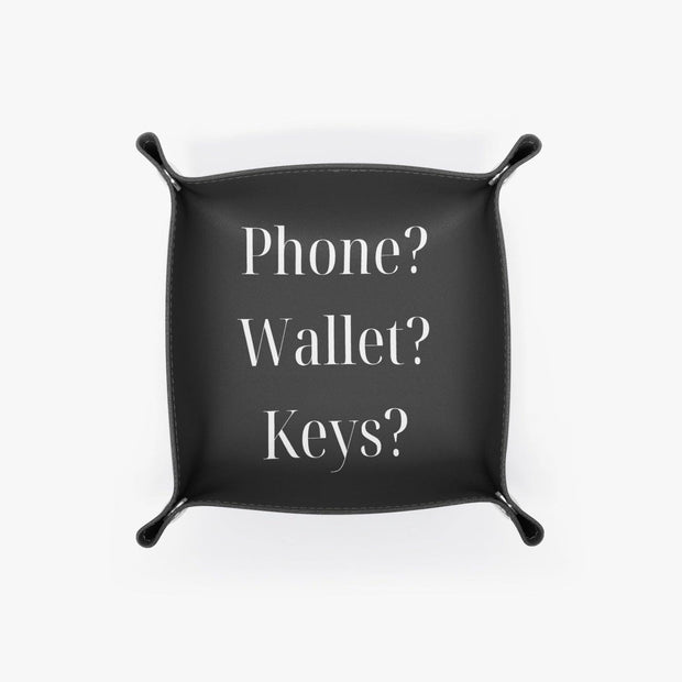 PU Leather Tray - Pebble Frog