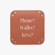 PU Leather Tray - Pebble Frog