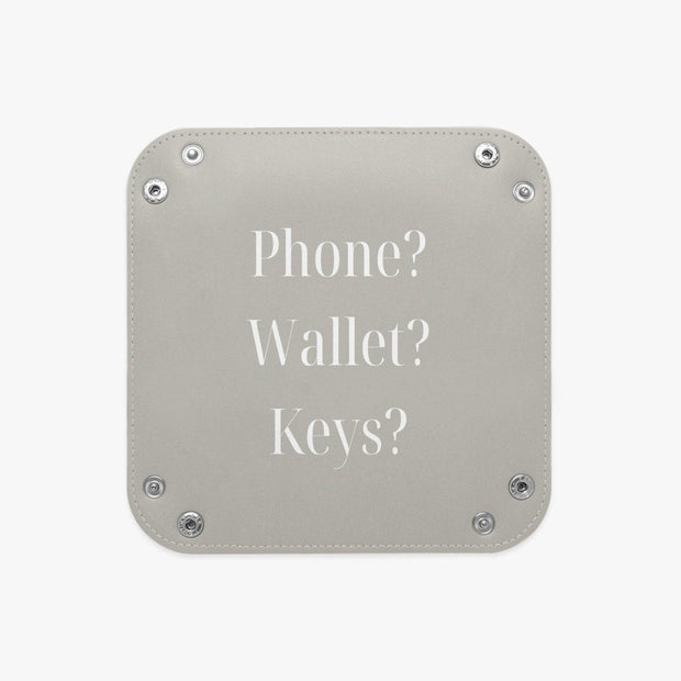 PU Leather Tray - Pebble Frog