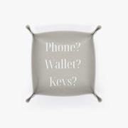 PU Leather Tray - Pebble Frog