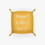 PU Leather Tray - Pebble Frog
