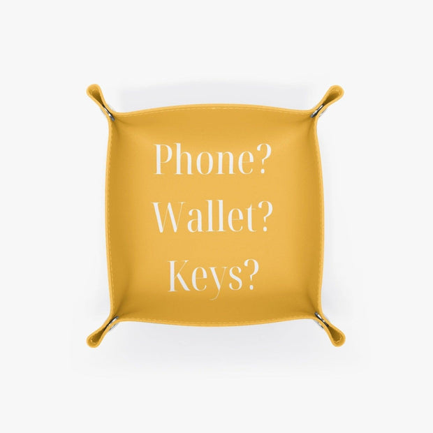PU Leather Tray - Pebble Frog