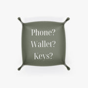 PU Leather Tray - Pebble Frog