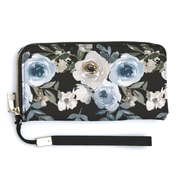 PU Leather Zipper Wallet - Pebble Frog