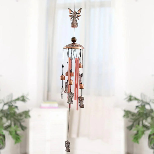 Vintage Metal Wind Chimes - Pebble Frog