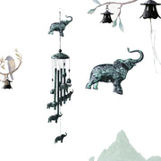 Vintage Metal Wind Chimes - Pebble Frog
