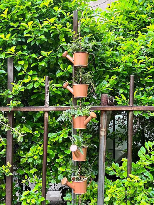 Watering Can Planter - Pebble Frog