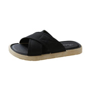 Women's Fashion Casual Soft Bottom Cross Sandal - Pebble Frog