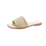 Women’s Fashion Knit Sandals - Pebble Frog