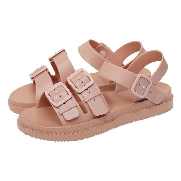 Women’s Platform Beach Sandals - Pebble Frog