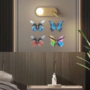 Wrought Iron Butterfly Wall Art - Pebble Frog