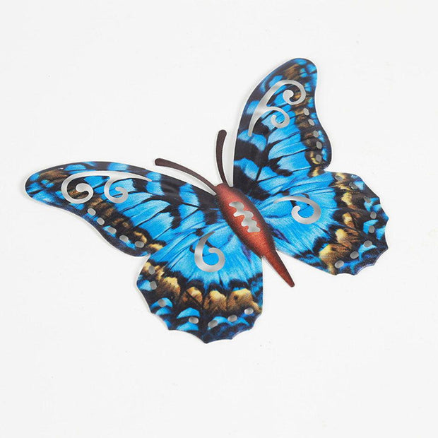 Wrought Iron Butterfly Wall Art - Pebble Frog