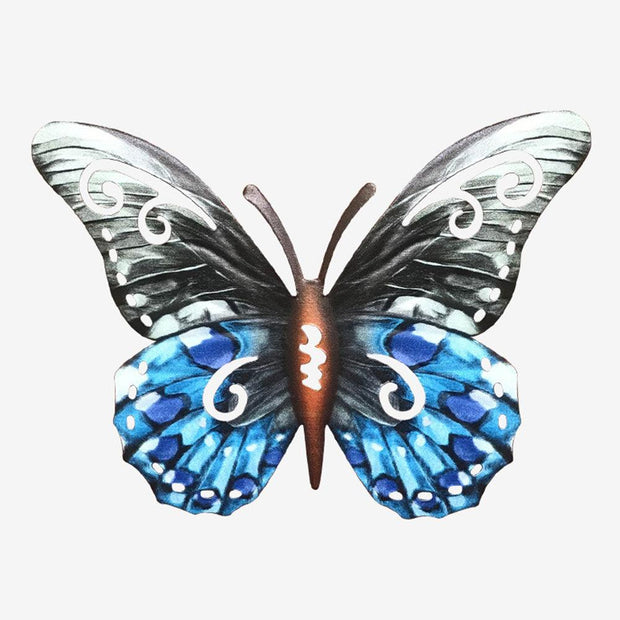 Wrought Iron Butterfly Wall Art - Pebble Frog