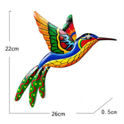 Wrought Iron Hummingbird Wall Art - Pebble Frog