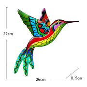 Wrought Iron Hummingbird Wall Art - Pebble Frog