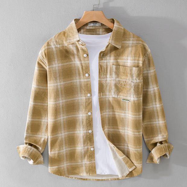 Cotton Plaid Overshirt – Timberline Drift