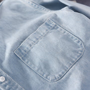 Men’s Cotton Denim Shirt – Echo Ridge