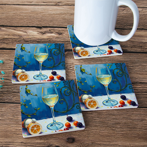 Coasters (Set of 4 PCS) - Pebble Frog