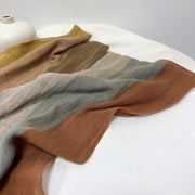 Cotton-Linen Stripe Scarf – Breezy Elegance